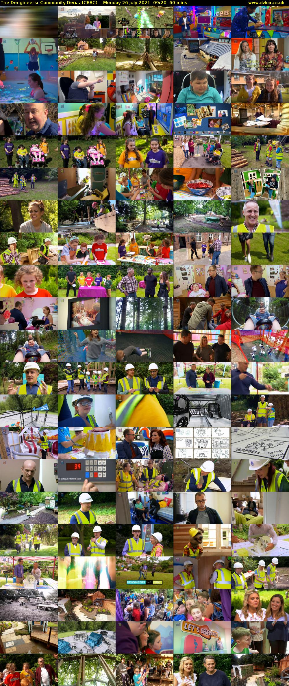 The Dengineers: Community Den... (CBBC) Monday 26 July 2021 09:20 - 10:20