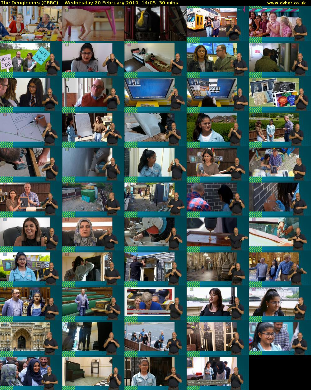 The Dengineers (CBBC) Wednesday 20 February 2019 14:05 - 14:35