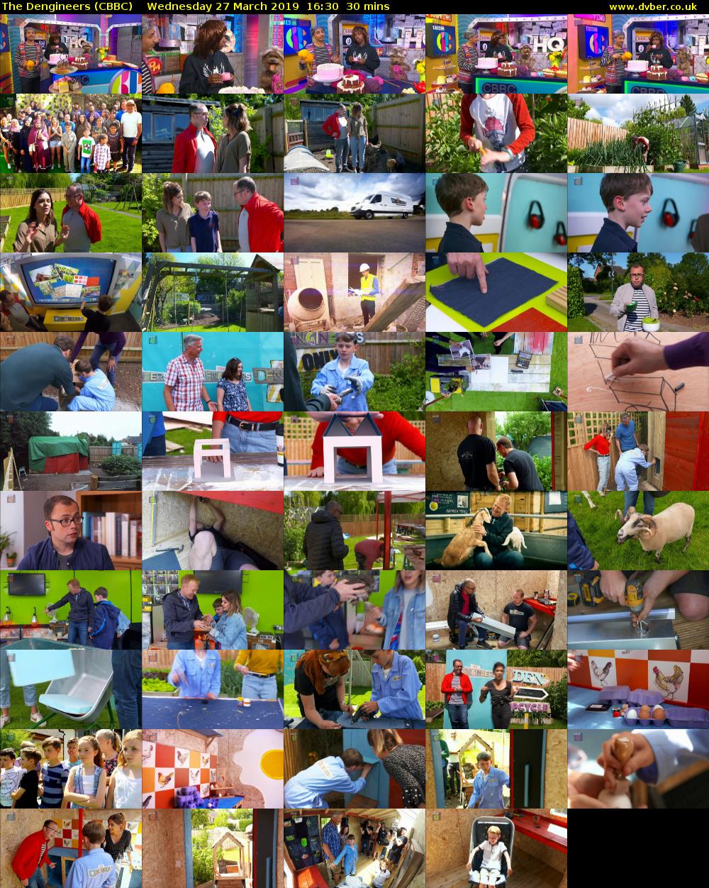 The Dengineers (CBBC) Wednesday 27 March 2019 16:30 - 17:00