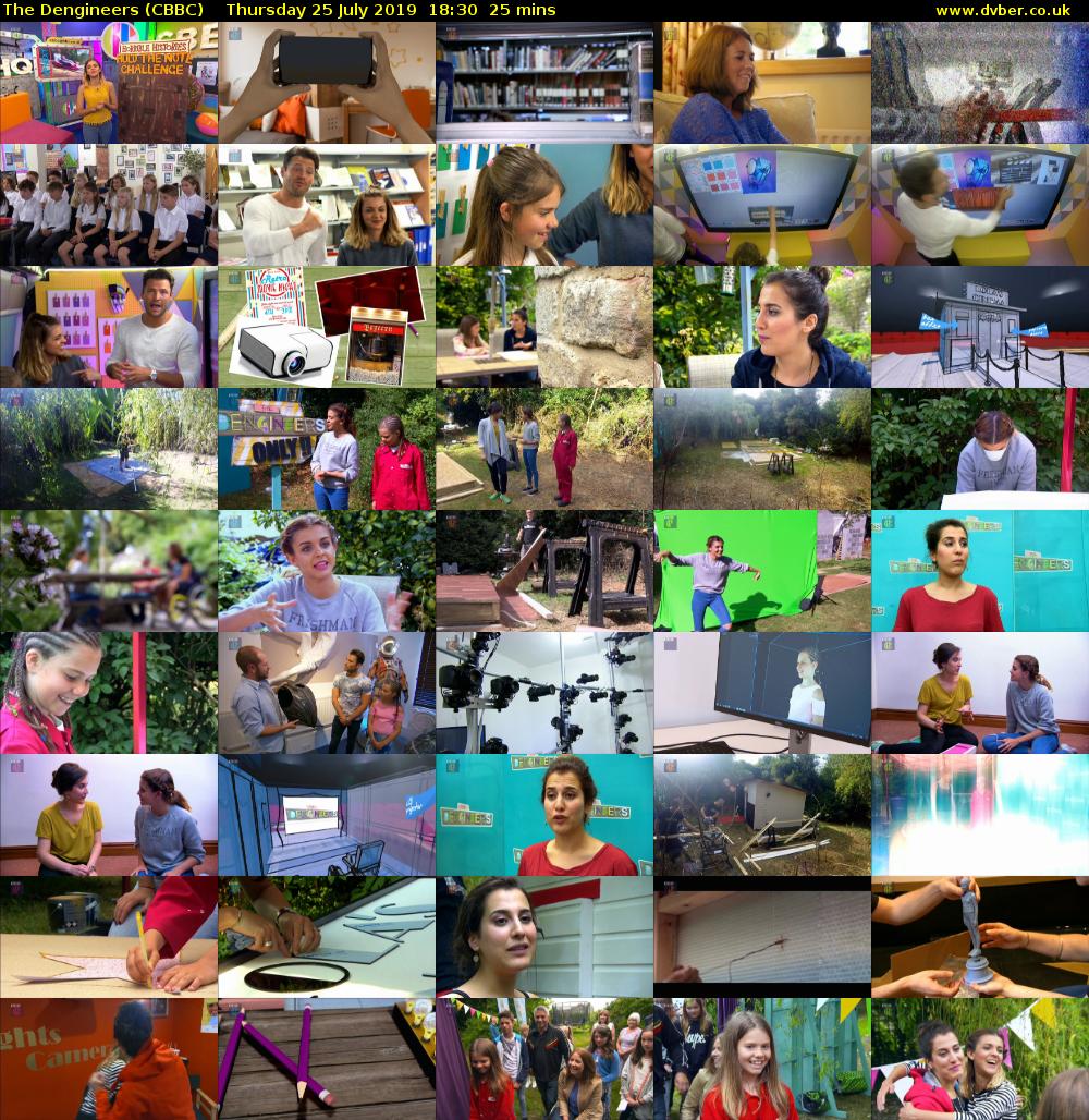 The Dengineers (CBBC) Thursday 25 July 2019 18:30 - 18:55