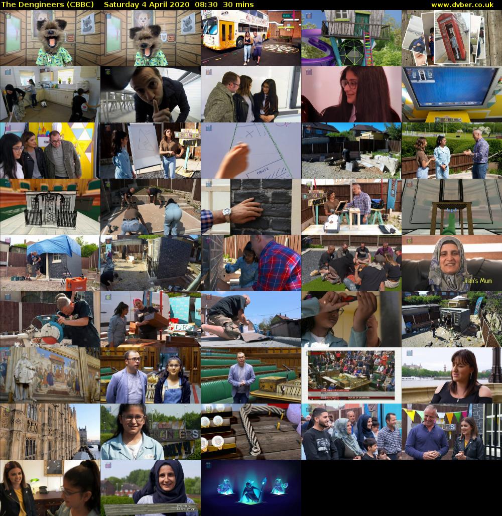 The Dengineers (CBBC) Saturday 4 April 2020 08:30 - 09:00