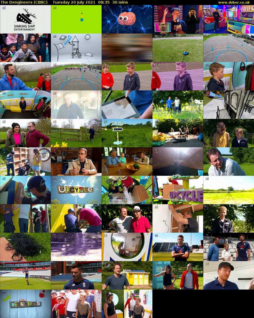 The Dengineers (CBBC) Tuesday 20 July 2021 08:35 - 09:05