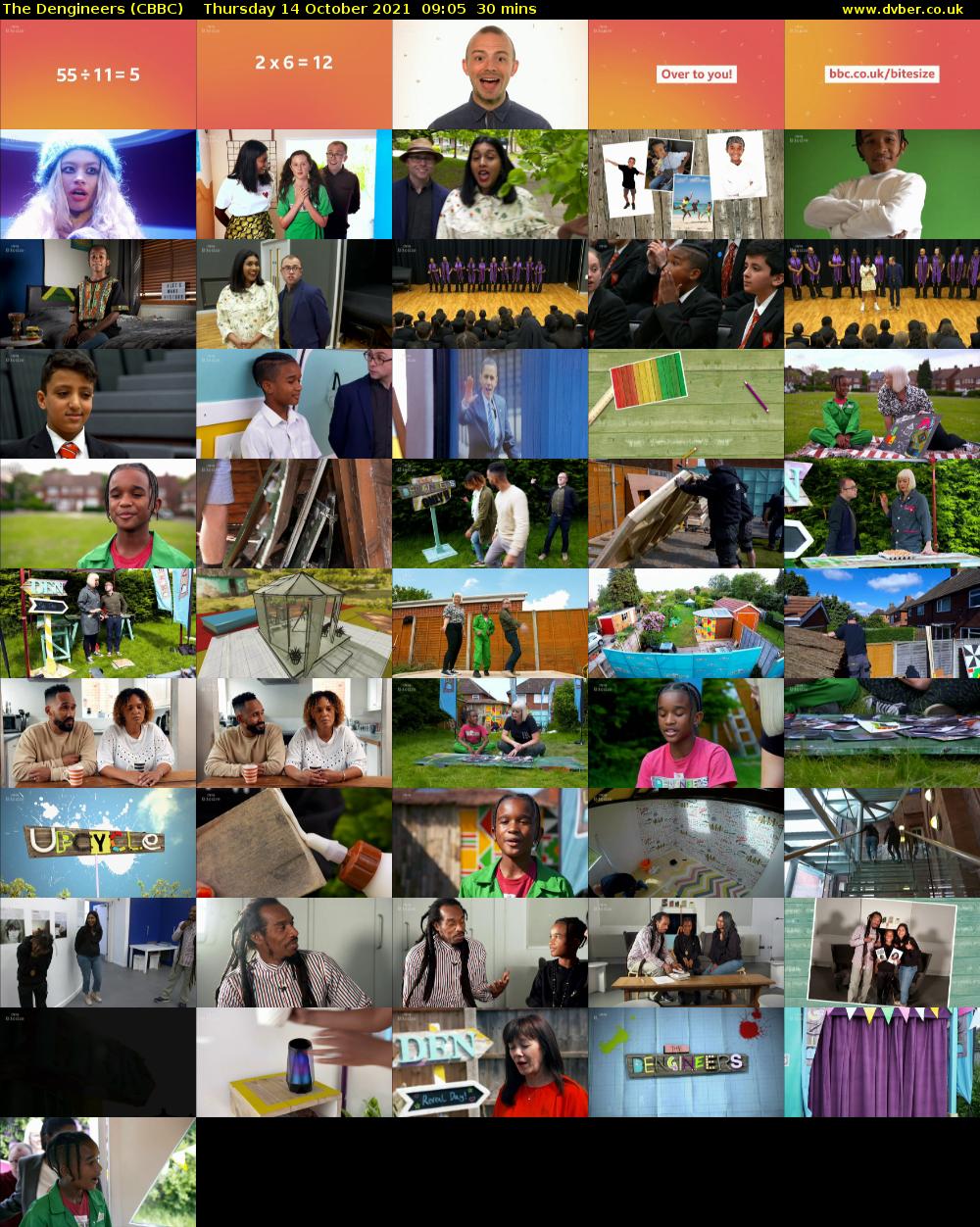 The Dengineers (CBBC) Thursday 14 October 2021 09:05 - 09:35