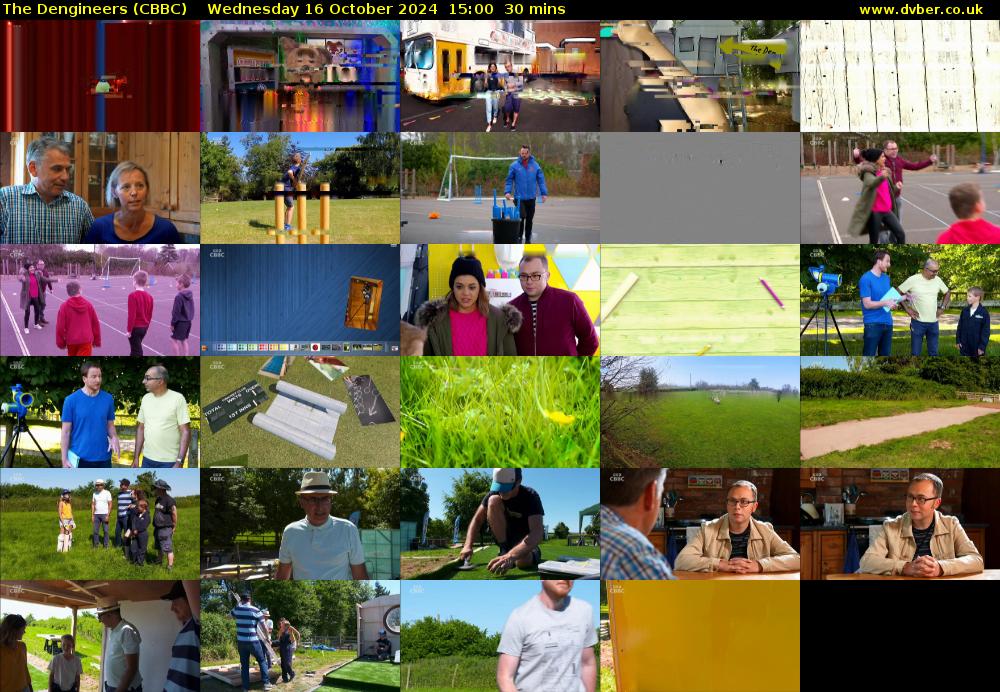The Dengineers (CBBC) Wednesday 16 October 2024 15:00 - 15:30