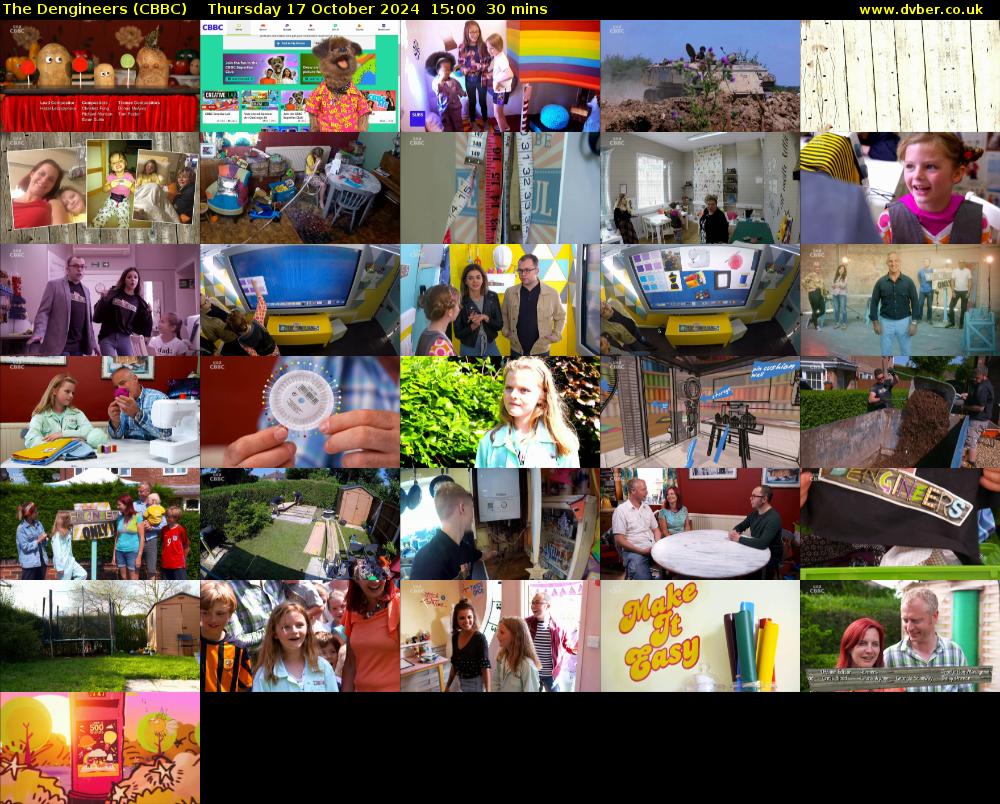 The Dengineers (CBBC) Thursday 17 October 2024 15:00 - 15:30