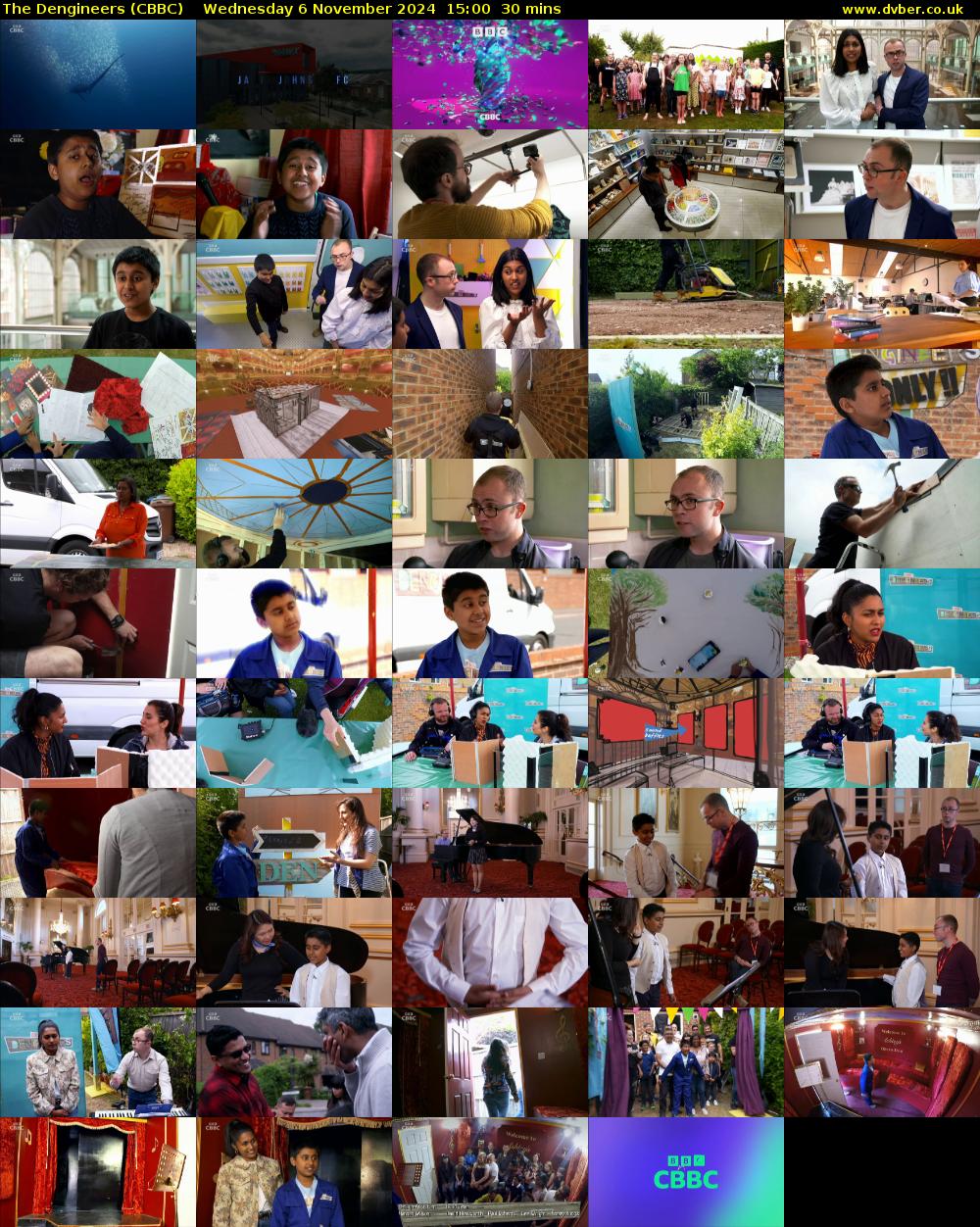 The Dengineers (CBBC) Wednesday 6 November 2024 15:00 - 15:30