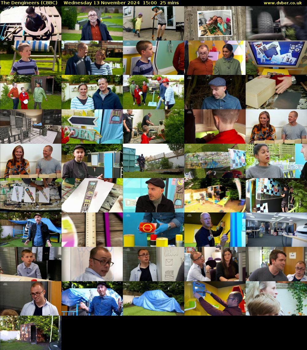 The Dengineers (CBBC) Wednesday 13 November 2024 15:00 - 15:25