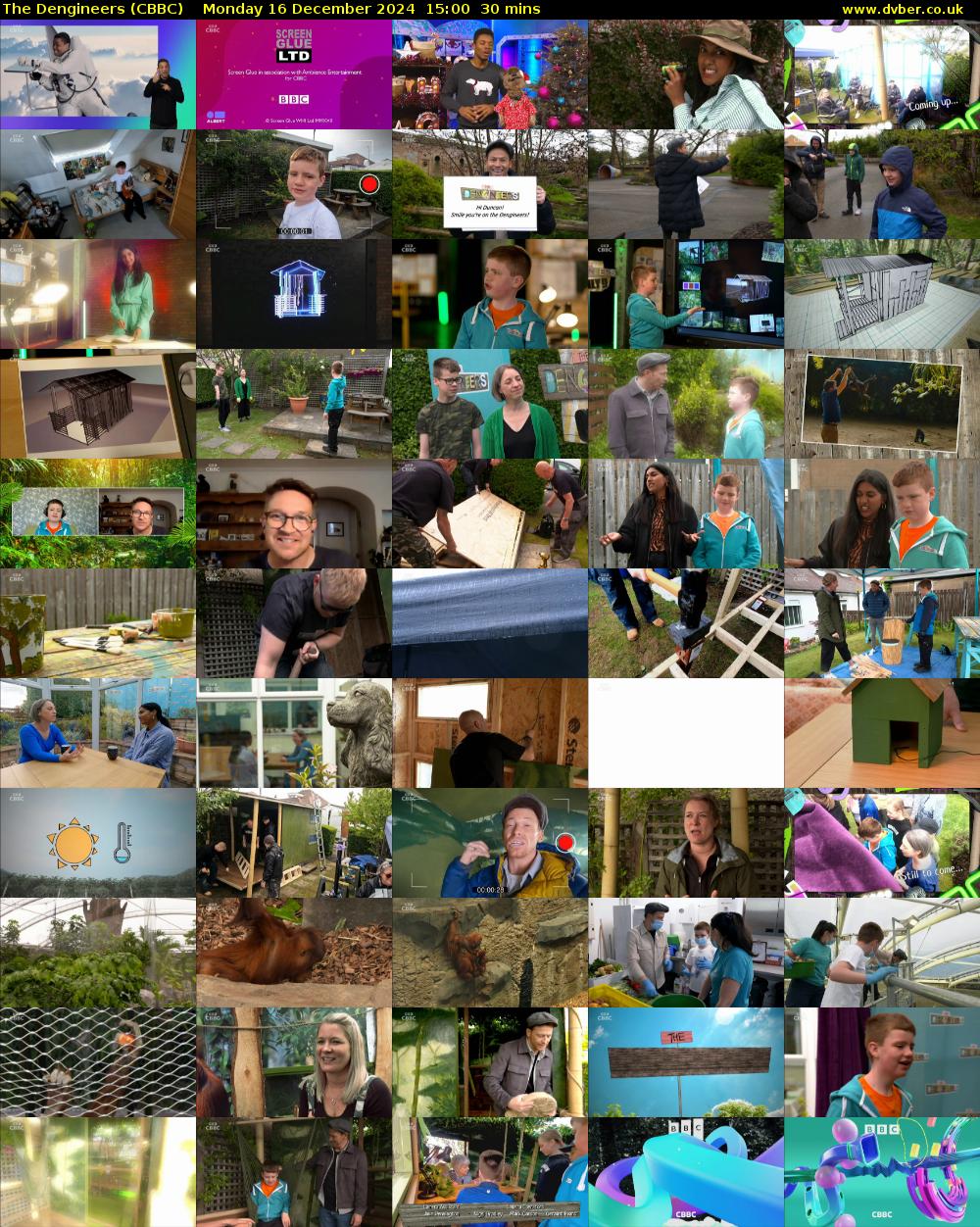 The Dengineers (CBBC) Monday 16 December 2024 15:00 - 15:30
