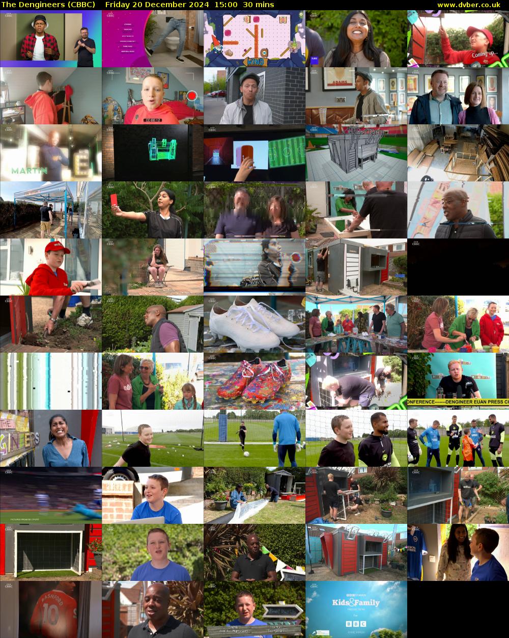 The Dengineers (CBBC) Friday 20 December 2024 15:00 - 15:30