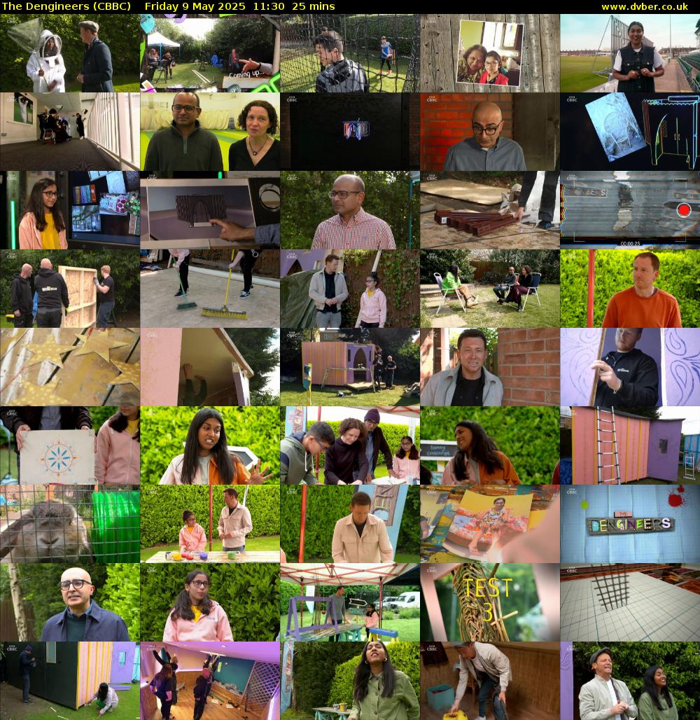 The Dengineers (CBBC) Friday 9 May 2025 11:30 - 11:55