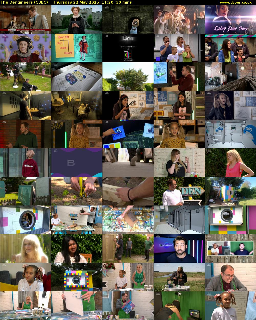 The Dengineers (CBBC) Thursday 22 May 2025 11:20 - 11:50