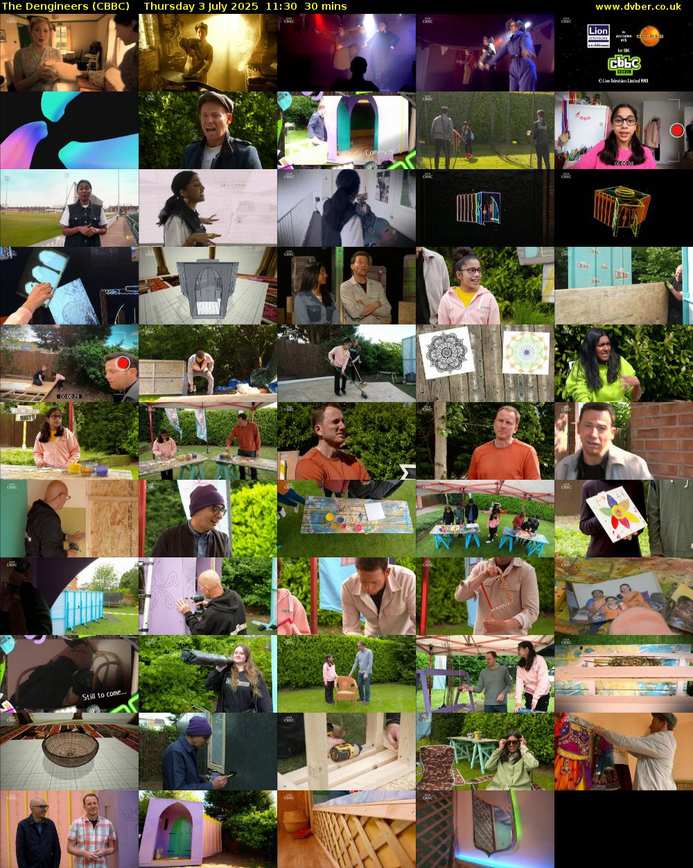 The Dengineers (CBBC) Thursday 3 July 2025 11:30 - 12:00