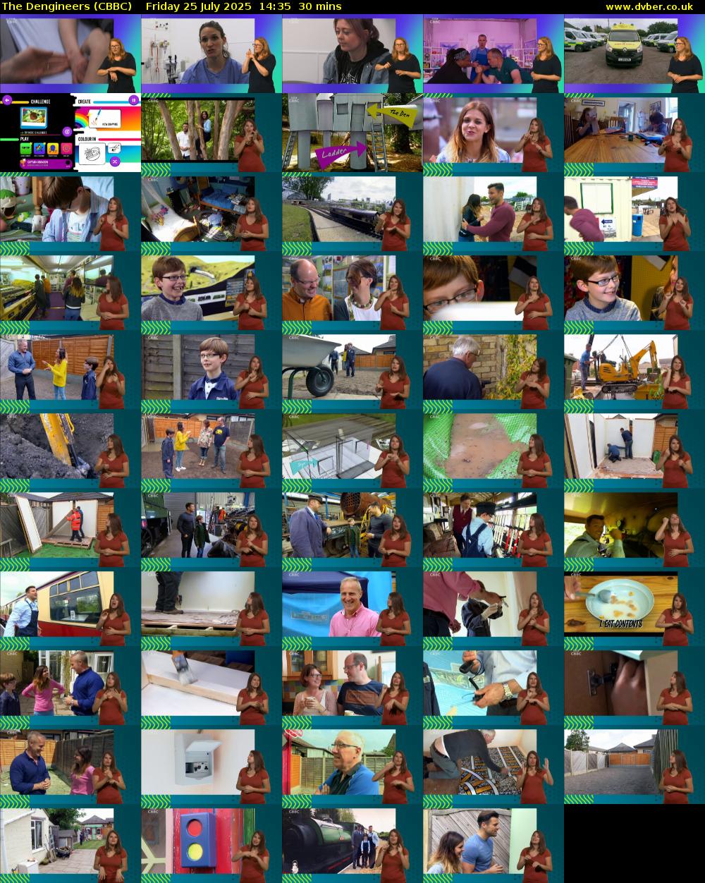 The Dengineers (CBBC) Friday 25 July 2025 14:35 - 15:05