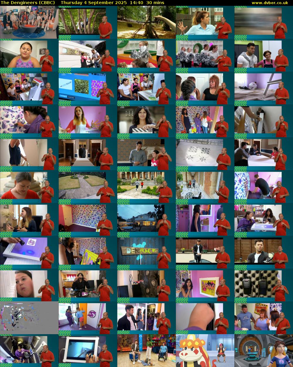 The Dengineers (CBBC) Thursday 4 September 2025 14:40 - 15:10
