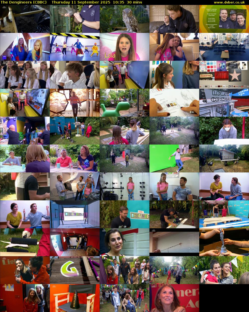 The Dengineers (CBBC) Thursday 11 September 2025 10:35 - 11:05