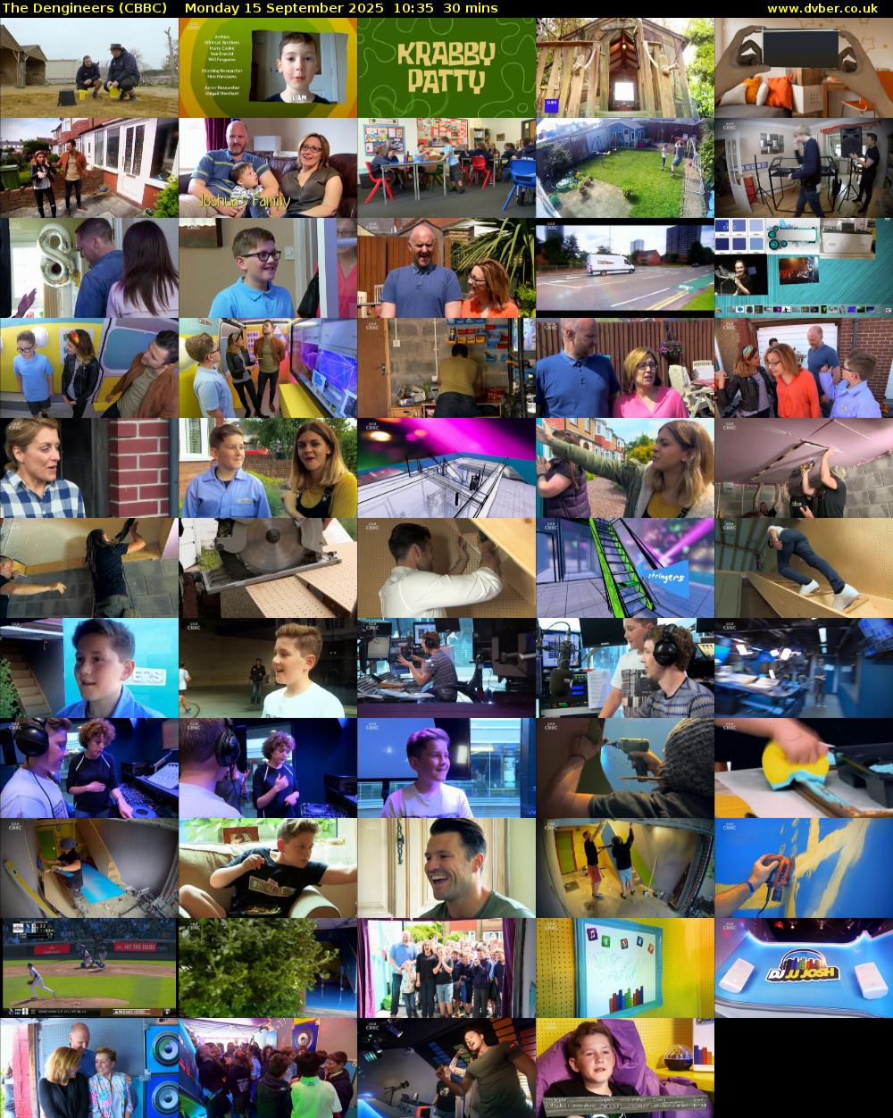 The Dengineers (CBBC) Monday 15 September 2025 10:35 - 11:05