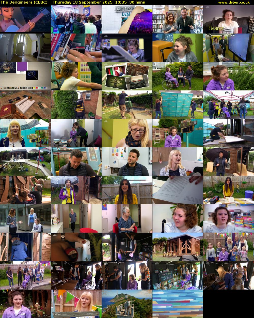 The Dengineers (CBBC) Thursday 18 September 2025 10:35 - 11:05
