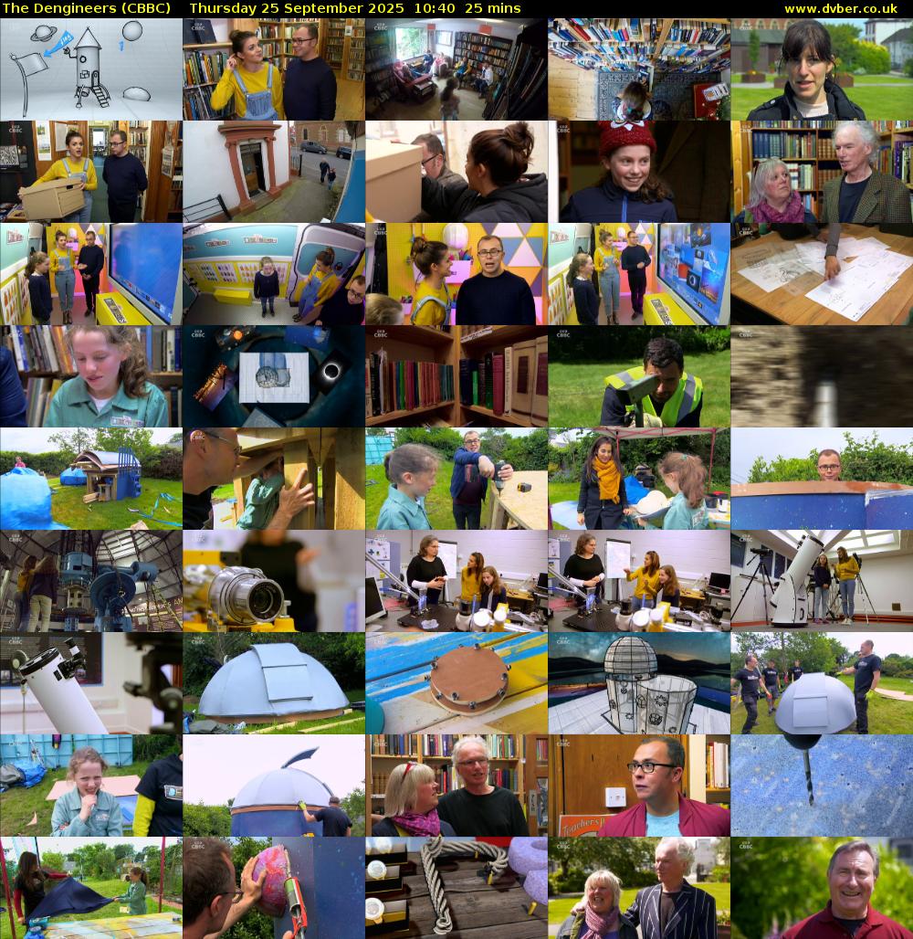 The Dengineers (CBBC) Thursday 25 September 2025 10:40 - 11:05