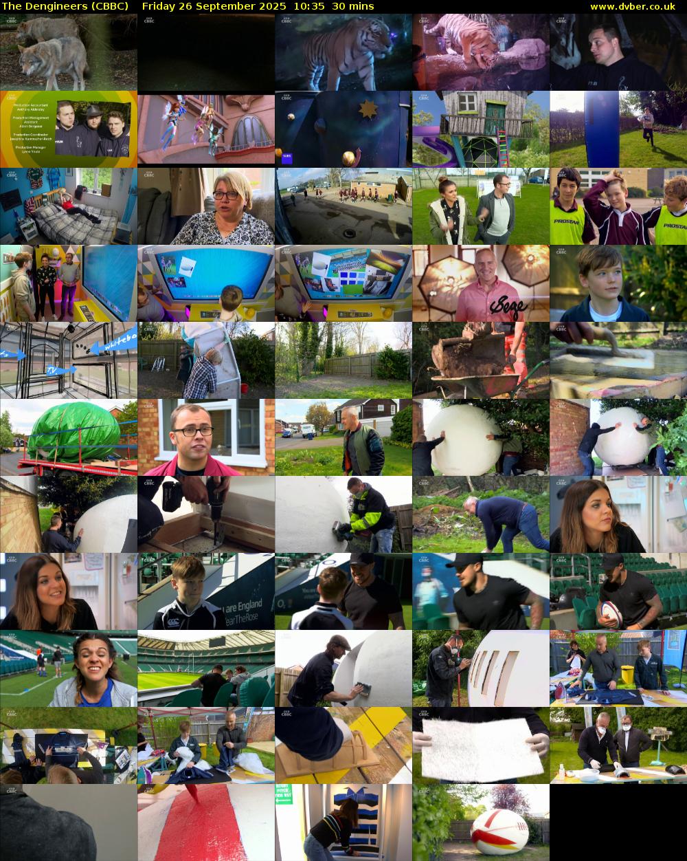 The Dengineers (CBBC) Friday 26 September 2025 10:35 - 11:05