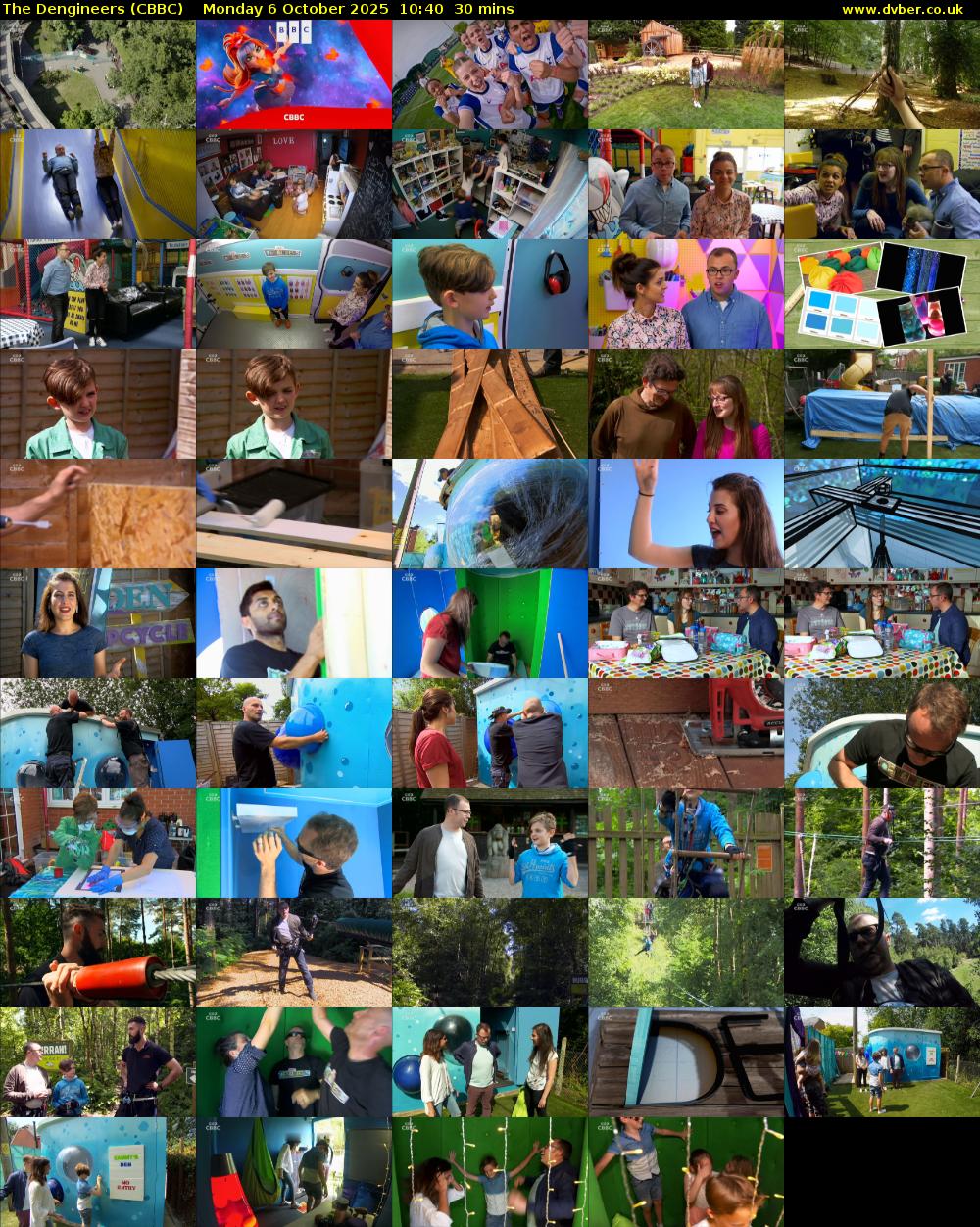 The Dengineers (CBBC) Monday 6 October 2025 10:40 - 11:10