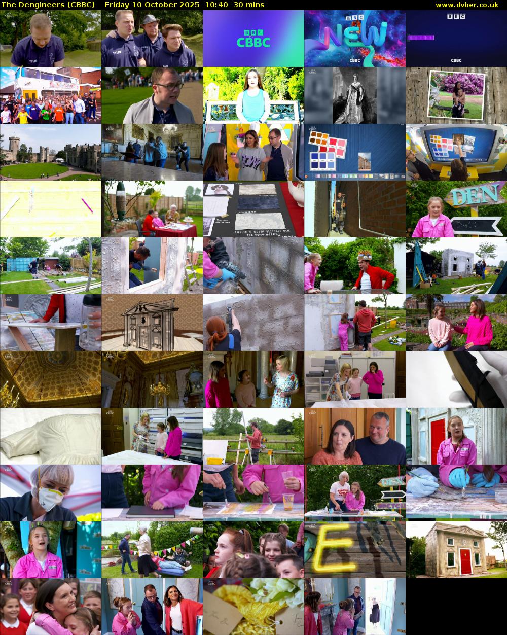The Dengineers (CBBC) Friday 10 October 2025 10:40 - 11:10