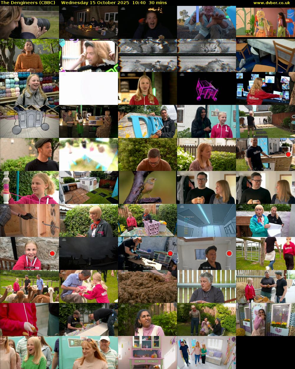 The Dengineers (CBBC) Wednesday 15 October 2025 10:40 - 11:10