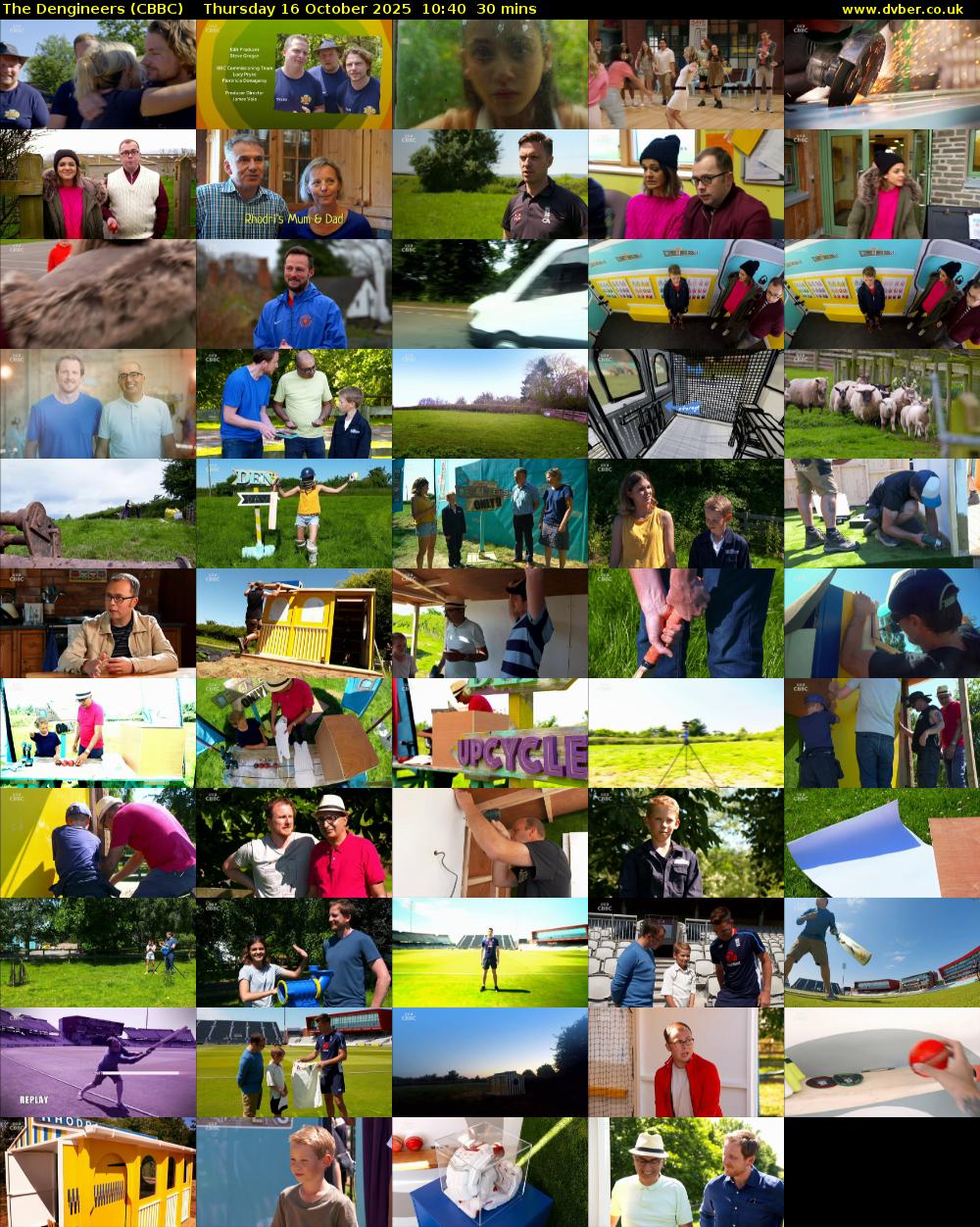 The Dengineers (CBBC) Thursday 16 October 2025 10:40 - 11:10