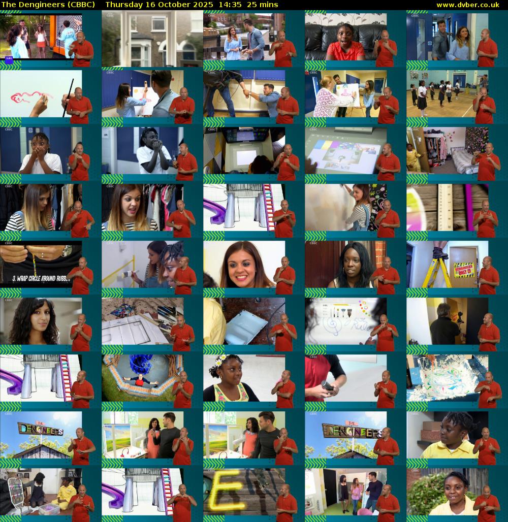 The Dengineers (CBBC) Thursday 16 October 2025 14:35 - 15:00