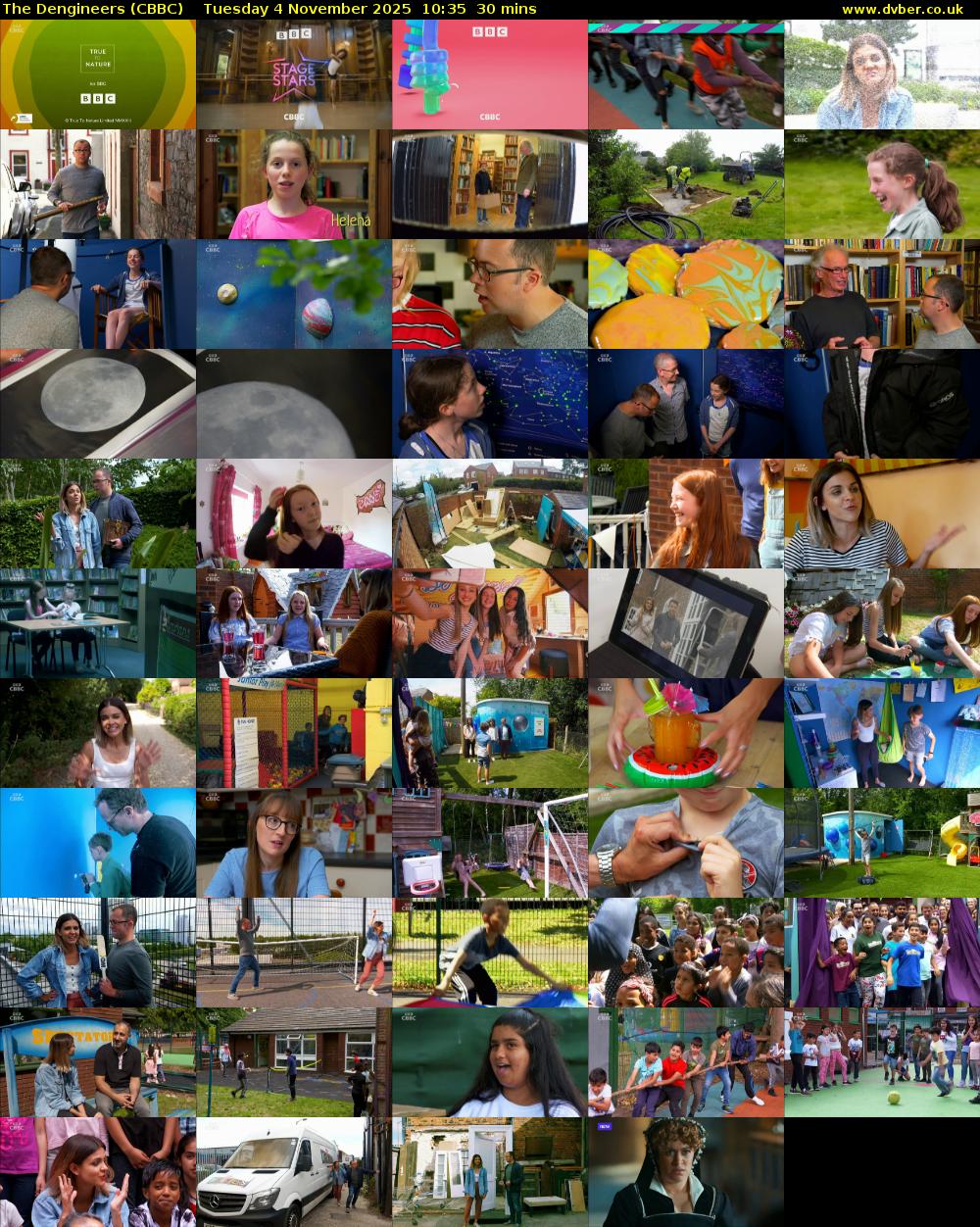 The Dengineers (CBBC) Tuesday 4 November 2025 10:35 - 11:05