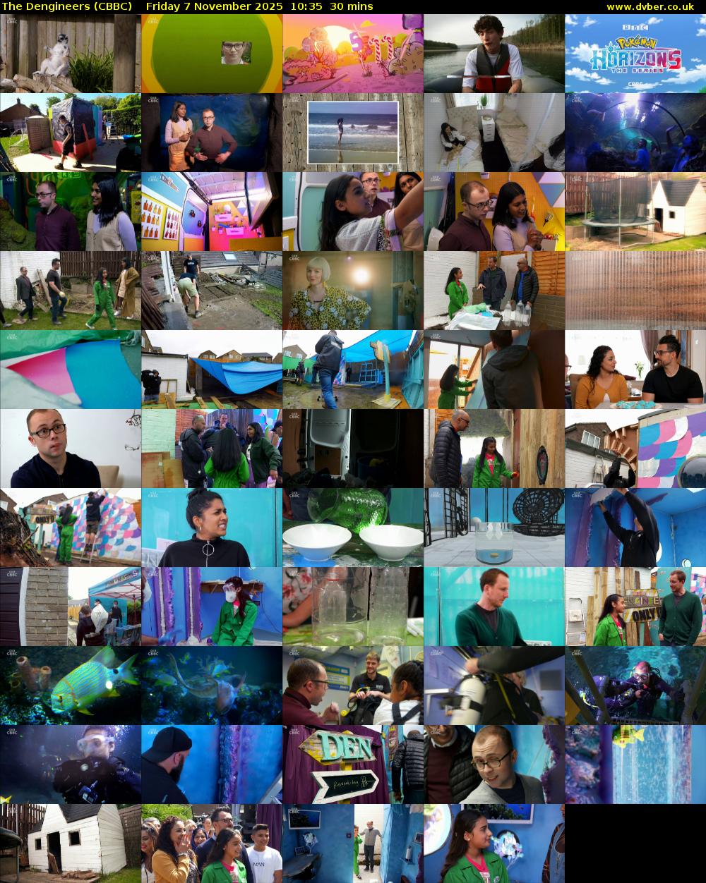 The Dengineers (CBBC) Friday 7 November 2025 10:35 - 11:05