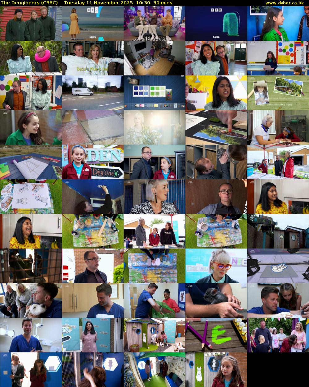 The Dengineers (CBBC) Tuesday 11 November 2025 10:30 - 11:00