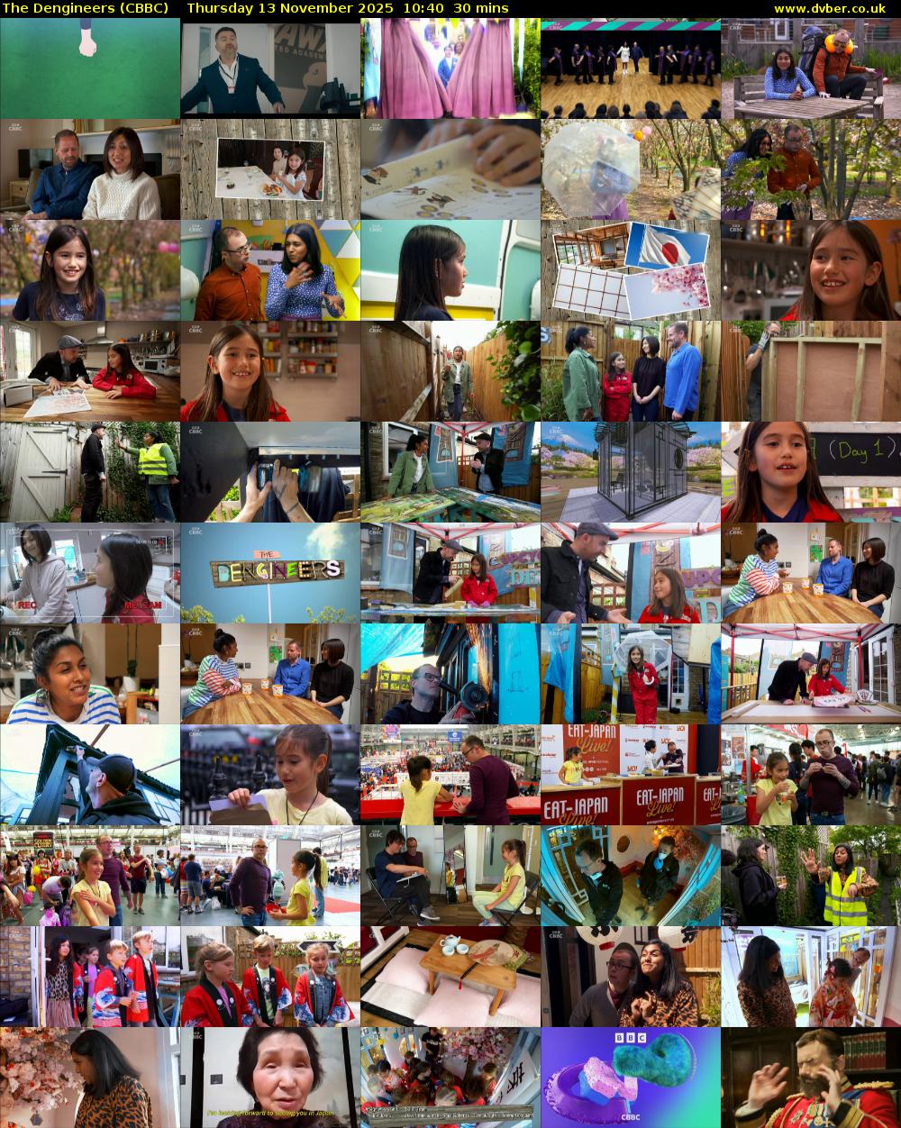 The Dengineers (CBBC) Thursday 13 November 2025 10:40 - 11:10