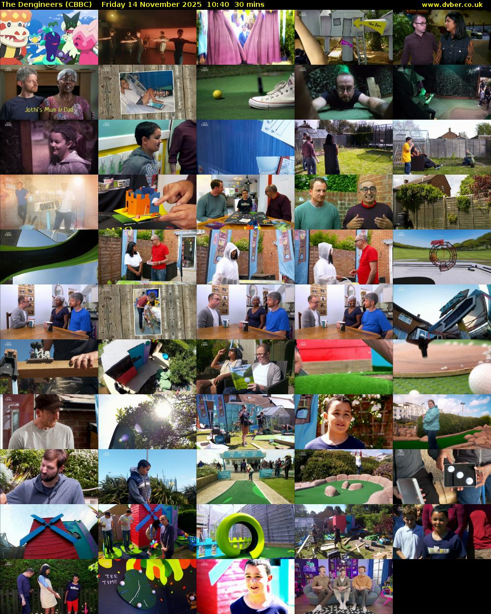 The Dengineers (CBBC) Friday 14 November 2025 10:40 - 11:10