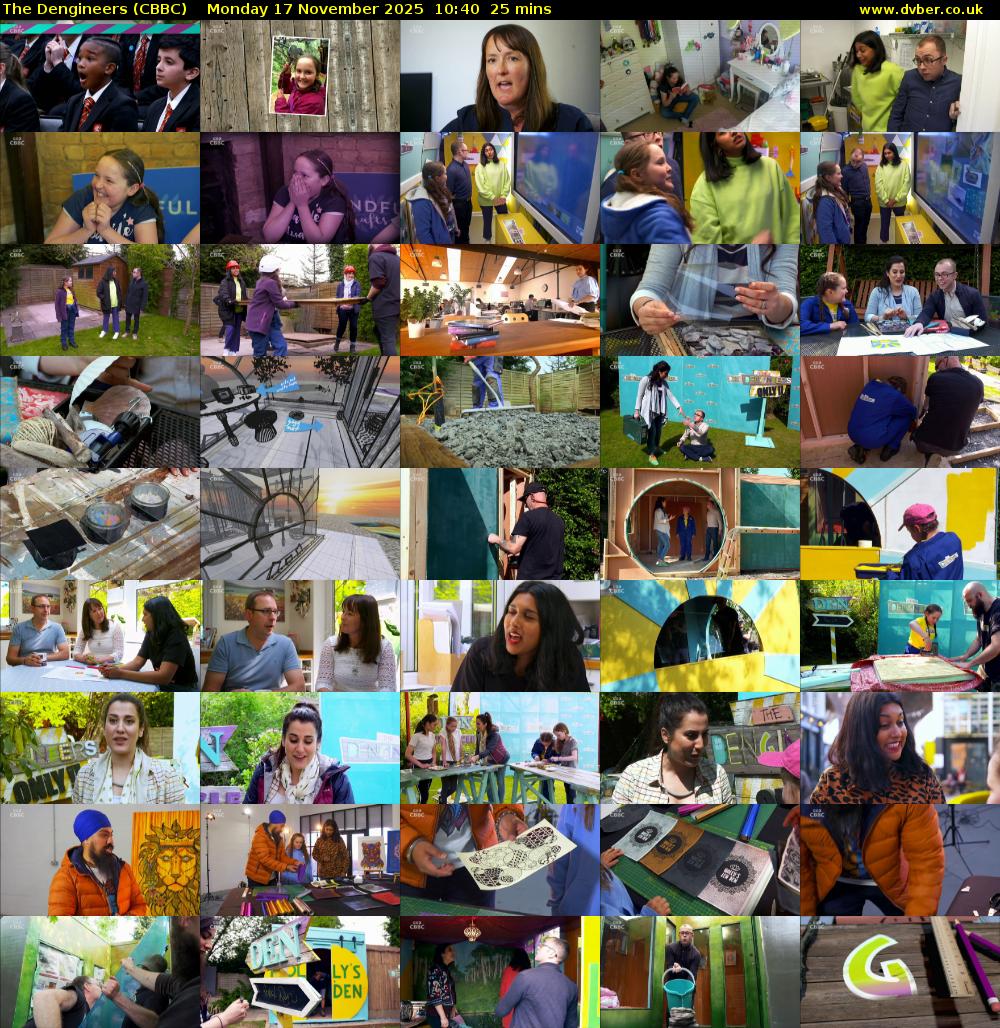 The Dengineers (CBBC) Monday 17 November 2025 10:40 - 11:05