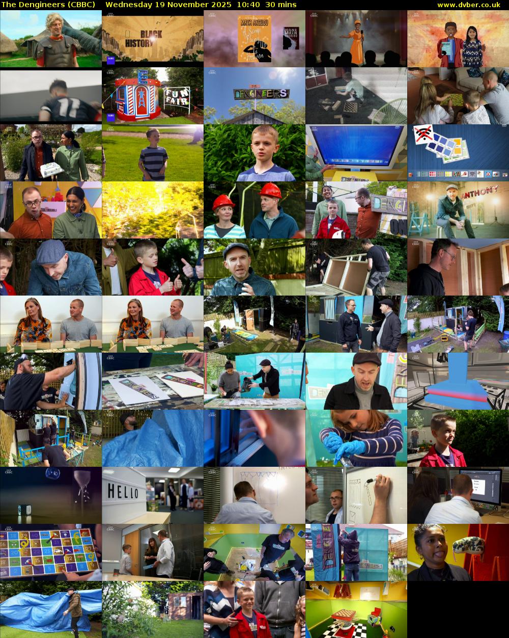 The Dengineers (CBBC) Wednesday 19 November 2025 10:40 - 11:10