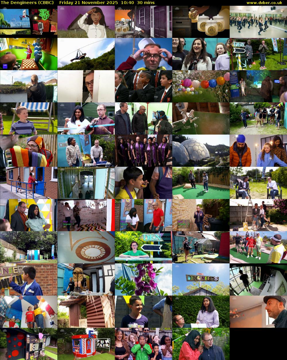 The Dengineers (CBBC) Friday 21 November 2025 10:40 - 11:10