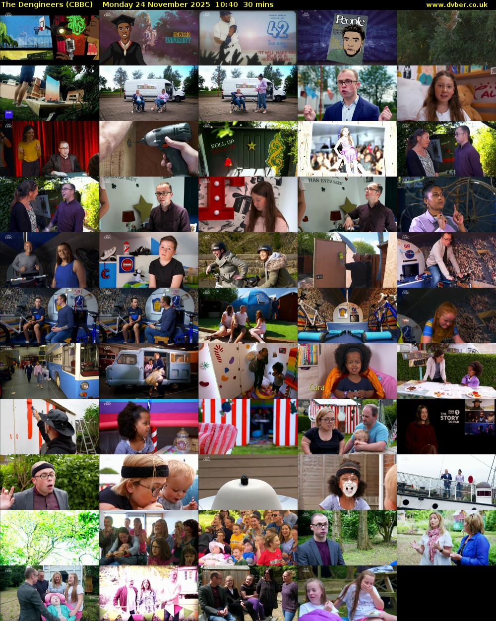 The Dengineers (CBBC) Monday 24 November 2025 10:40 - 11:10