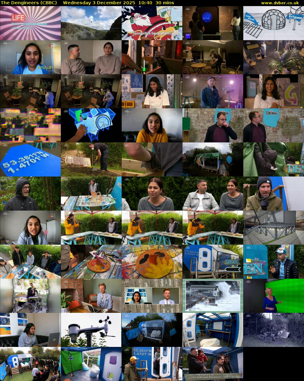 The Dengineers (CBBC) Wednesday 3 December 2025 10:40 - 11:10