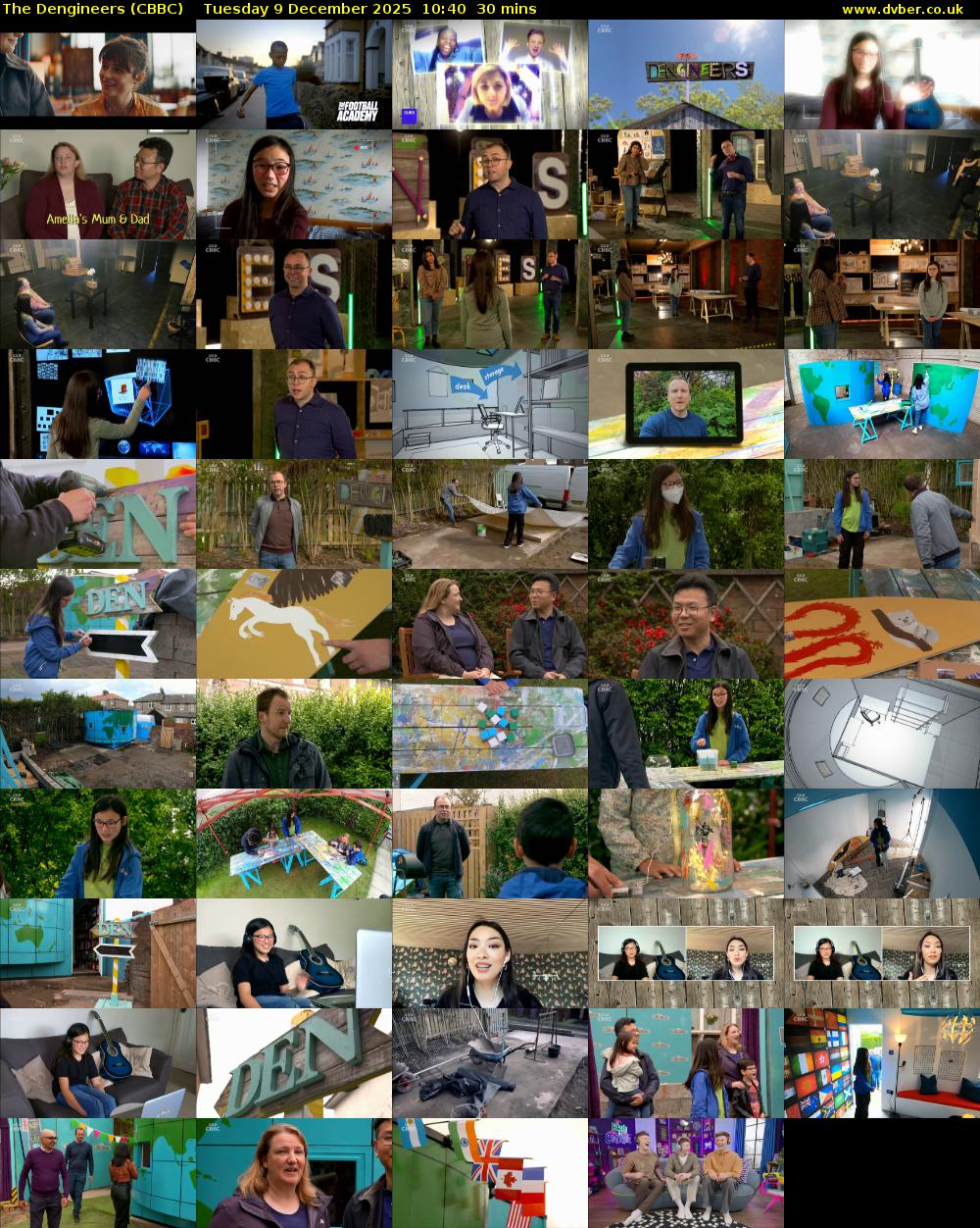 The Dengineers (CBBC) Tuesday 9 December 2025 10:40 - 11:10