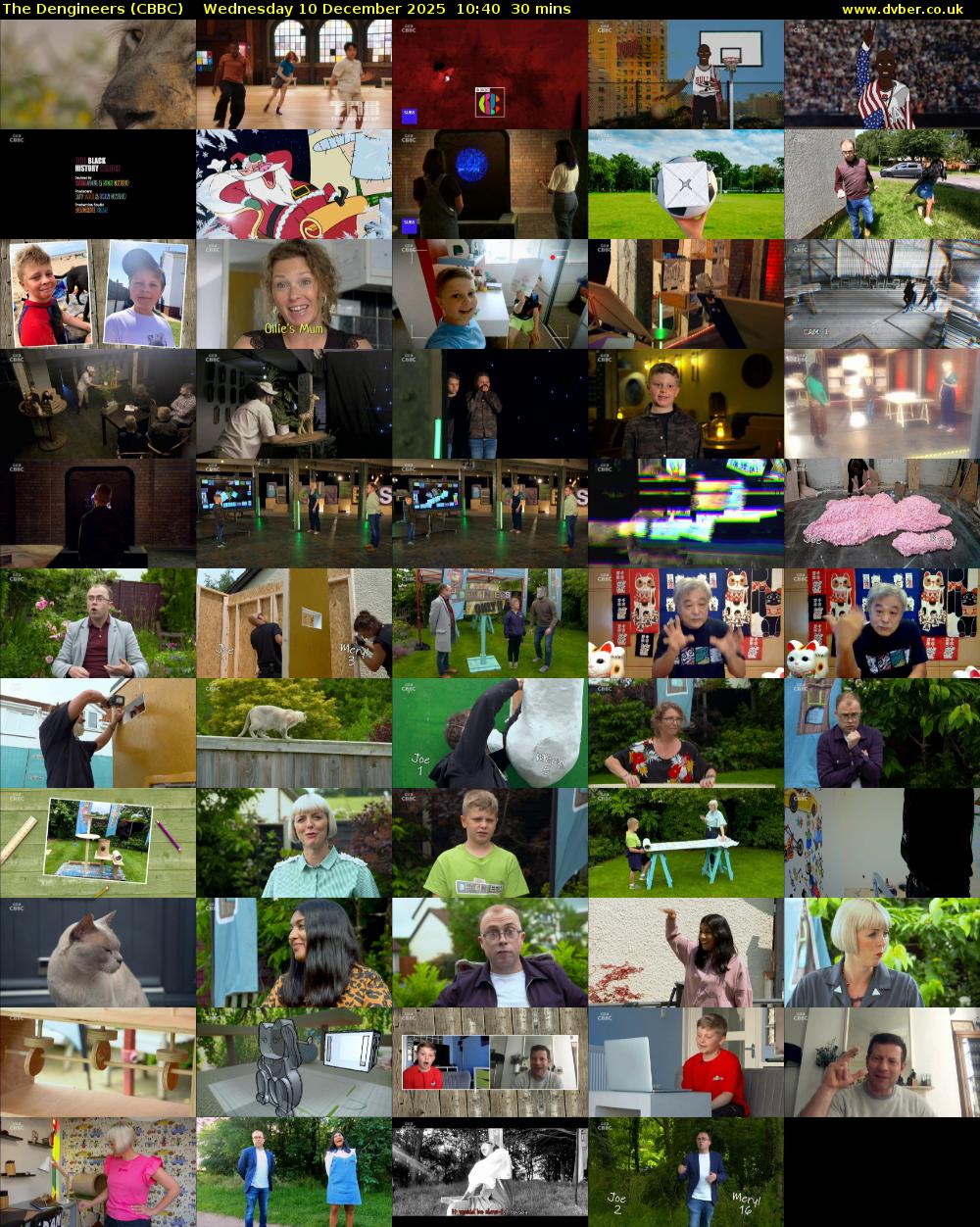 The Dengineers (CBBC) Wednesday 10 December 2025 10:40 - 11:10