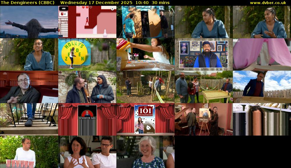 The Dengineers (CBBC) Wednesday 17 December 2025 10:40 - 11:10