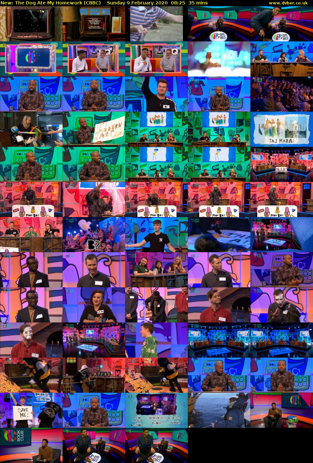 The Dog Ate My Homework (CBBC) Sunday 9 February 2020 08:25 - 09:00