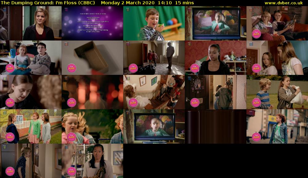 The Dumping Ground: I'm Floss (CBBC) Monday 2 March 2020 14:10 - 14:25