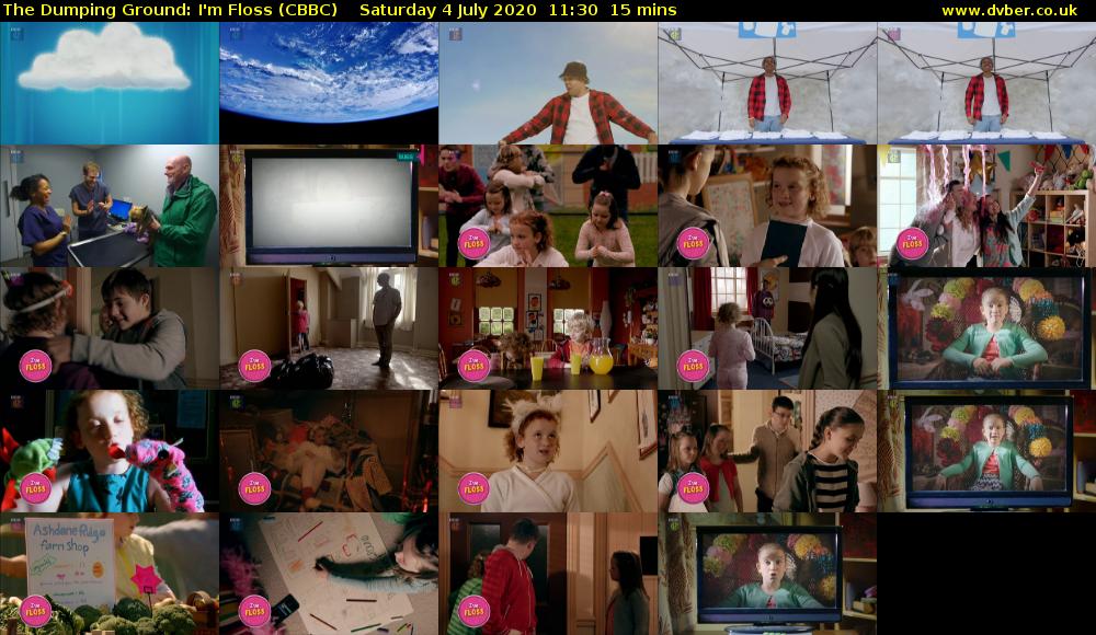 The Dumping Ground: I'm Floss (CBBC) Saturday 4 July 2020 11:30 - 11:45