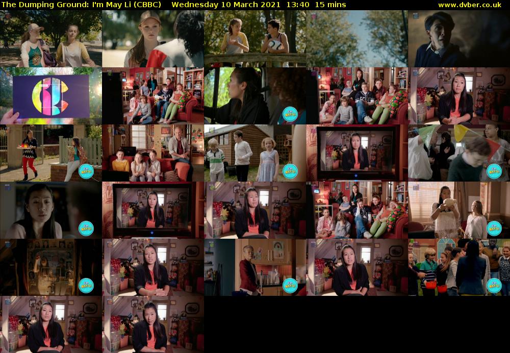 The Dumping Ground: I'm May Li (CBBC) Wednesday 10 March 2021 13:40 - 13:55
