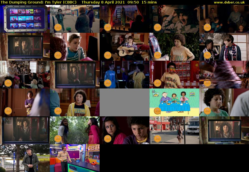 The Dumping Ground: I'm Tyler (CBBC) Thursday 8 April 2021 09:50 - 10:05