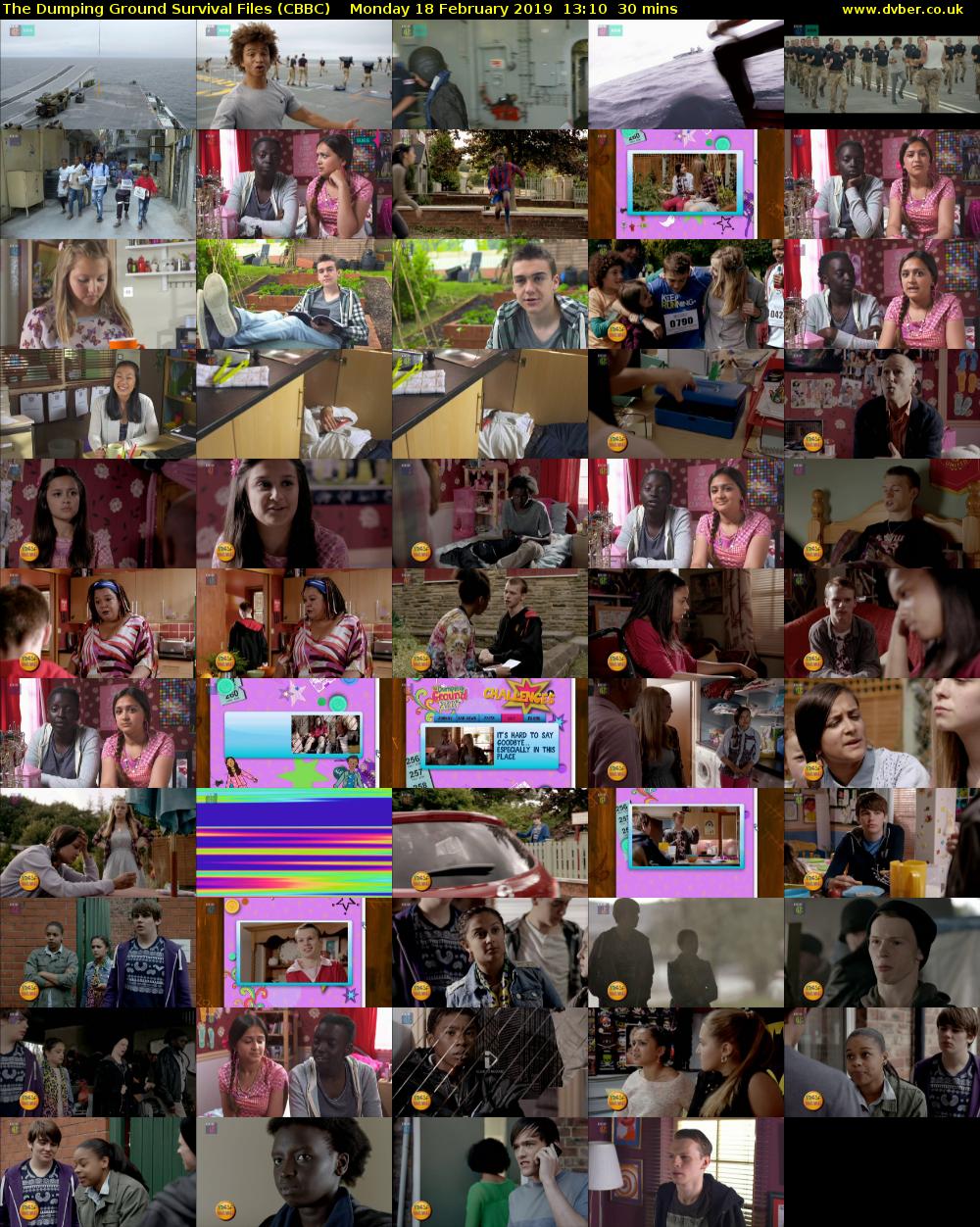 The Dumping Ground Survival Files (CBBC) Monday 18 February 2019 13:10 - 13:40