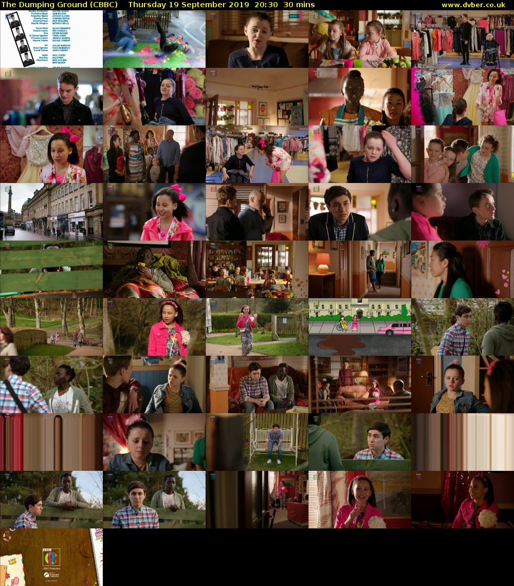 The Dumping Ground (CBBC) Thursday 19 September 2019 20:30 - 21:00