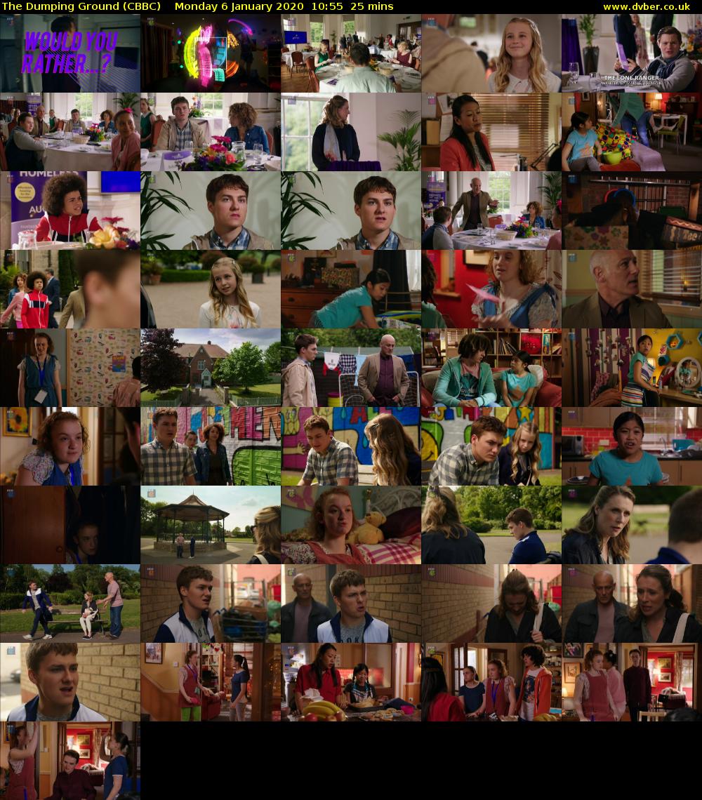 The Dumping Ground (CBBC) Monday 6 January 2020 10:55 - 11:20