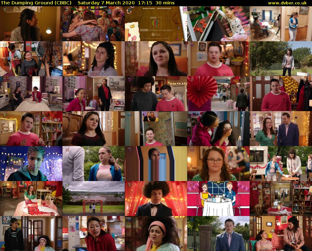 The Dumping Ground (CBBC) Saturday 7 March 2020 17:15 - 17:45